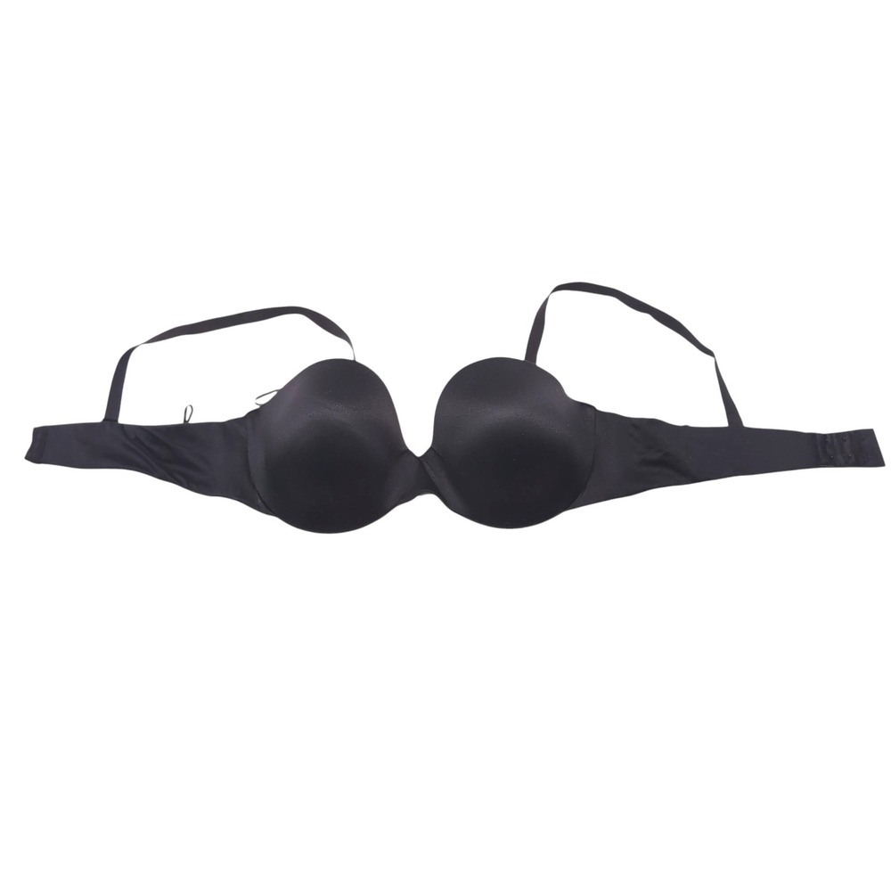 Maidenform Comfort Devotion Bra 38B Convertible Strapless Multiway Black